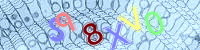 Blue Captcha Image