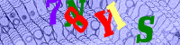Blue Captcha Image