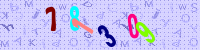 Blue Captcha Image