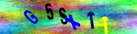 Blue Captcha Image