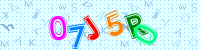 Blue Captcha Image