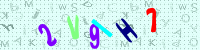 Blue Captcha Image