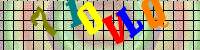 Blue Captcha Image