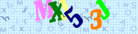 Blue Captcha Image