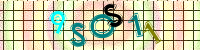Blue Captcha Image