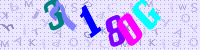 Blue Captcha Image