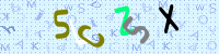 Blue Captcha Image