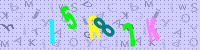 Blue Captcha Image
