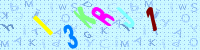 Blue Captcha Image