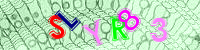 Blue Captcha Image