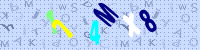 Blue Captcha Image
