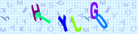 Blue Captcha Image