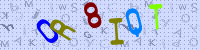 Blue Captcha Image