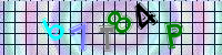 Blue Captcha Image