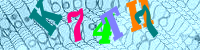 Blue Captcha Image