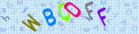 Blue Captcha Image