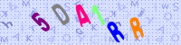Blue Captcha Image