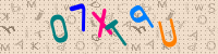 Blue Captcha Image