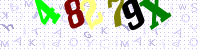 Blue Captcha Image