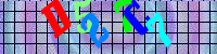 Blue Captcha Image