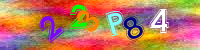 Blue Captcha Image