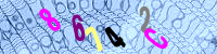 Blue Captcha Image