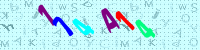 Blue Captcha Image