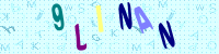 Blue Captcha Image