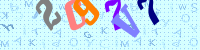 Blue Captcha Image