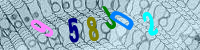 Blue Captcha Image