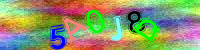 Blue Captcha Image