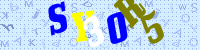 Blue Captcha Image