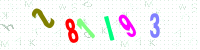 Blue Captcha Image