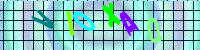 Blue Captcha Image