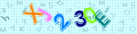 Blue Captcha Image