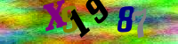 Blue Captcha Image