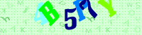 Blue Captcha Image