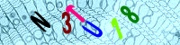 Blue Captcha Image