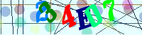 Blue Captcha Image