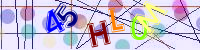 Blue Captcha Image