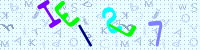 Blue Captcha Image