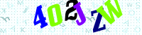 Blue Captcha Image