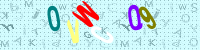 Blue Captcha Image