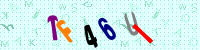 Blue Captcha Image