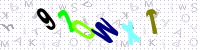 Blue Captcha Image