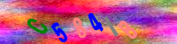 Blue Captcha Image