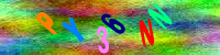 Blue Captcha Image