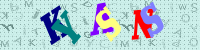 Blue Captcha Image