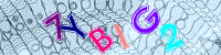 Blue Captcha Image