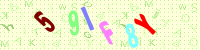 Blue Captcha Image